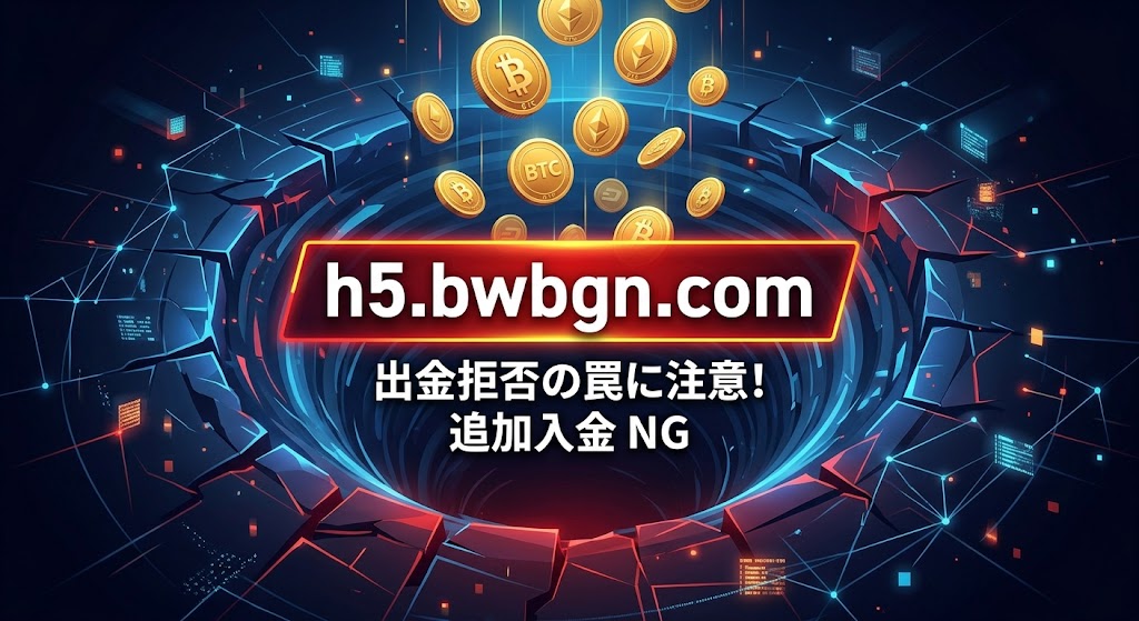 【注意喚起】BWBGN exchange(h5.bwbgn.com)は投資詐欺?出金できない理由と対処法